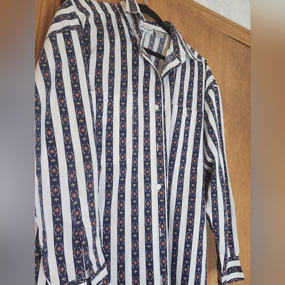 Striped Button-Up Shirt - Picture 4 of 4